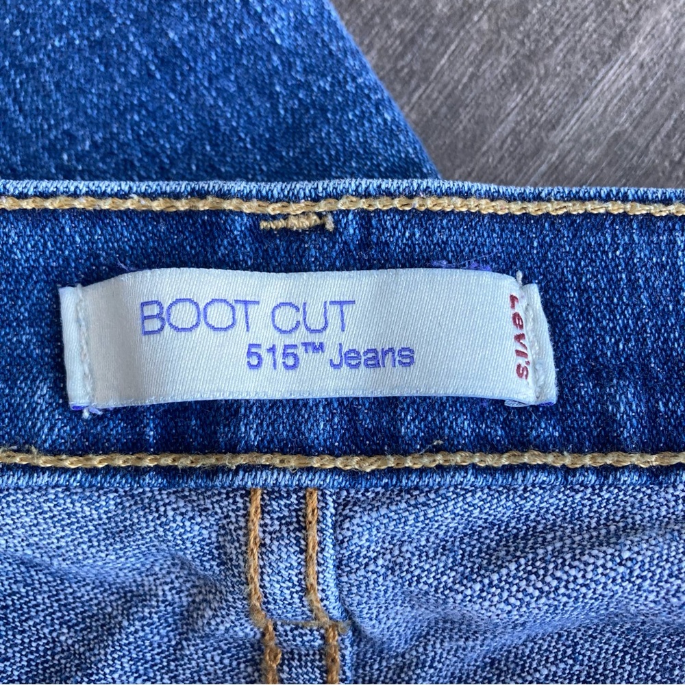 Levi's 515 Boot Cut Jeans Women’s‎ 6 Short - Picture 6 of 9